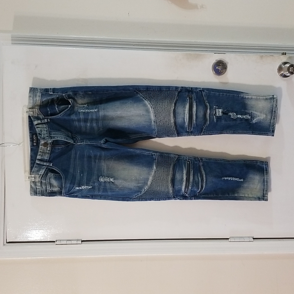 Black premium skinny flex jeans